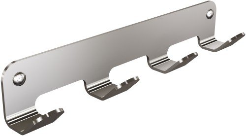 Wieszak 4-hakowy ANDEX Technic 306SG stal nierdzewna polerowana