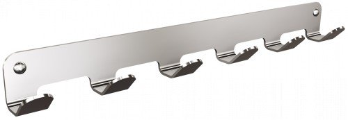 Wieszak 6-hakowy ANDEX Technic 329SG stal nierdzewna polerowana