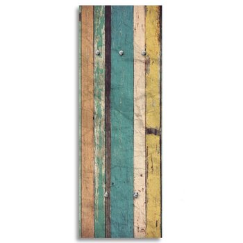 Wieszak FEEBY Kolorowe drewno, 40x118 cm - Feeby