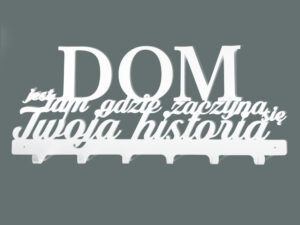 Фото - Вішалка для одягу DOM Wieszak metalowy na ubrania  jest… 60 cm biały matowy 