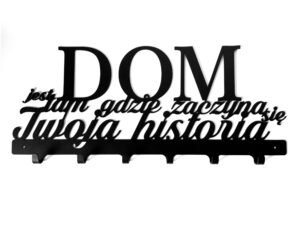 Фото - Вішалка для одягу DOM Wieszak metalowy na ubrania  jest… 60 cm czarny matowy 