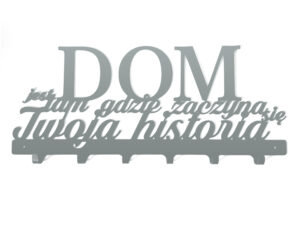 Фото - Вішалка для одягу DOM Wieszak metalowy na ubrania  jest… 60 cm srebrny 