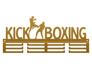 Wieszak Na Medale Kick Boxing 40 Cm Złoty - Inna marka