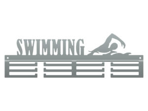 Wieszak Na Medale Swimming Pływanie 40 Cm Srebrny - Inna marka