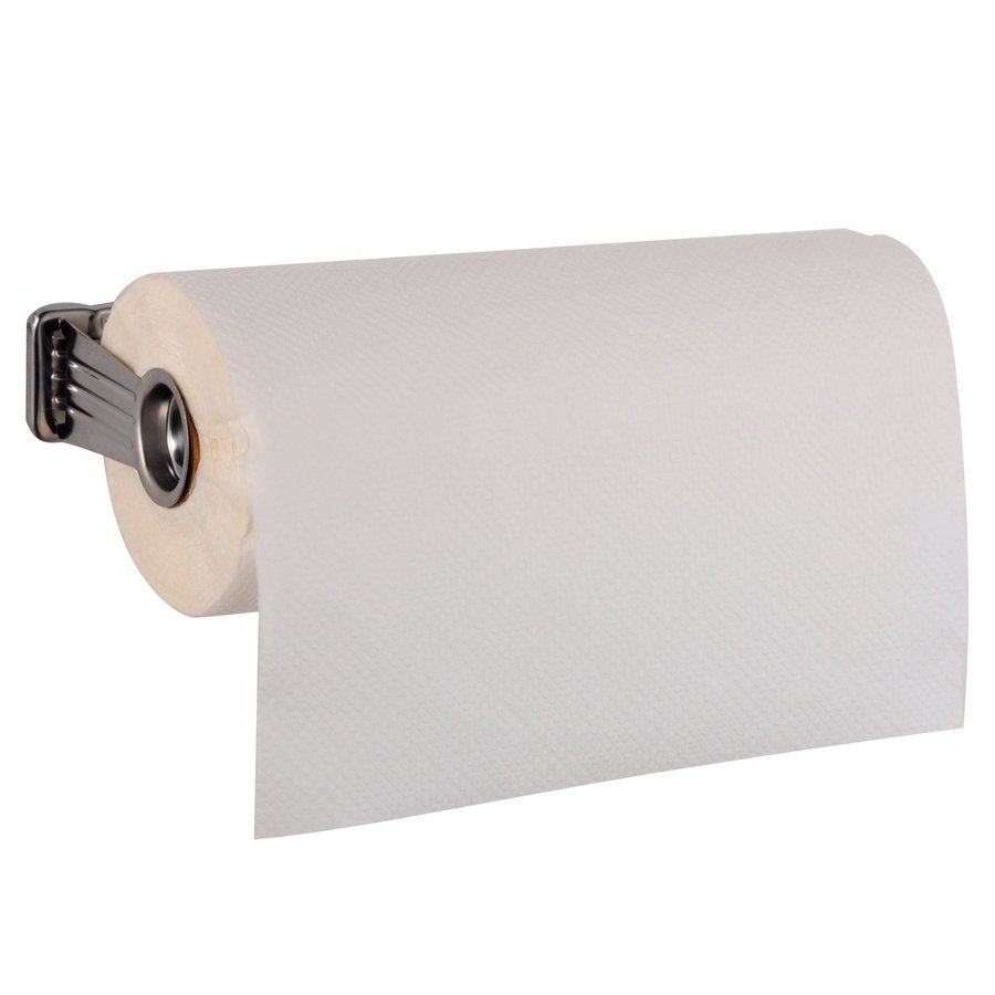Zdjęcia - Uchwyt na papier toaletowy Tadar Wieszak na ręcznik papierowy , srebrny, 31,5x4,5x10,5 cm 
