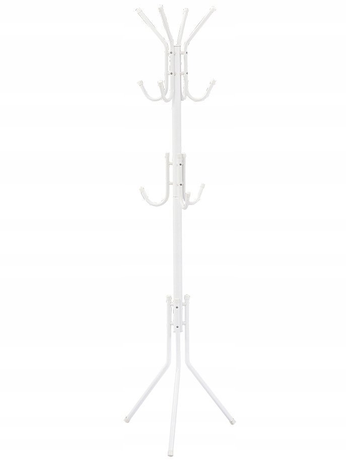 Wieszak na ubrania MODERNHOME Home, biały, 175x46 cm