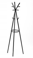 WIESZAK NA UBRANIA STOJĄCY METALOWY CZARNY STOJAK LOFT MODERN ARVENTA STYLE