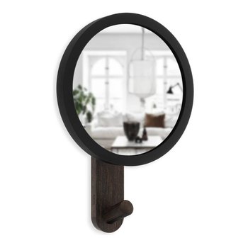 Wieszak na ubrania z lusterkiem (ciemny) Hub Umbra - Umbra