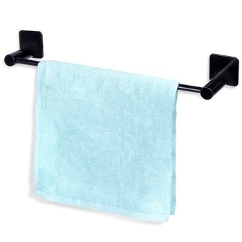 Wieszak ścienny na ręczniki stalowy czarny 42 cm - Bathroom Solutions