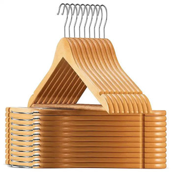 Wieszaki Drewniane Na Ubrania Do Szafy 10 Szt - SEVERNO Home