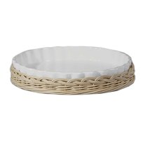 Wiklinowy Kosz Na Naczynie Do Tarty 32 Cm Midollino La Porcellana Bianca La Porcellana Bianca