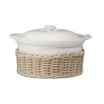 Wiklinowy Kosz Na Wazę 23 Cm Midollino La Porcellana Bianca La Porcellana Bianca