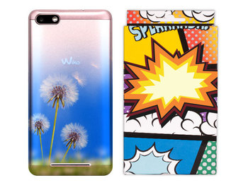 Wiko Lenny 3 Etui Gradient Nadruk Kreatui + Folia - Kreatui