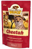 Wildcat Cheetah - dziczyzna jagnięcina i łosoś saszetka 100g