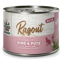 Wildes Land Cat Ragout wołowina indyk szpinak 180g