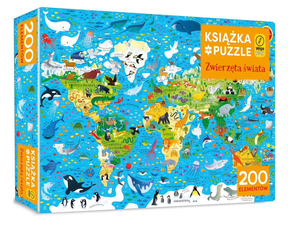 Wilga Play Puzzle Zwierz ta wiata 200 El Wilga Play Sklep wilga-play-puzzle-zwierz-ta-wiata-200-el-wilga-play-sklep
