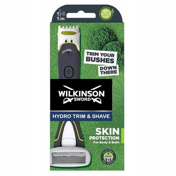 Wilkinson, Hydro Trim & Shave, Maszynka do golenia i trymer, 1szt. - Wilkinson