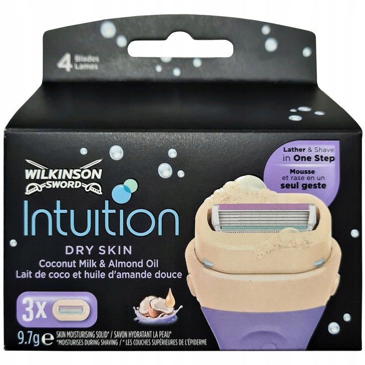Zdjęcia - Maszynka / ostrze Wilkinson Intuition Dry Skin 3 szt. wkłady