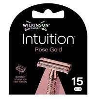 Wilkinson, Intuition Rose Gold potrójnie powlekane ostrza 15szt. Wilkinson