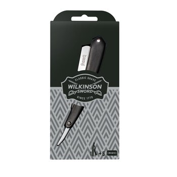 Wilkinson Sword Classic Premium Brzytwa do golenia + wymienne żyletki 5szt - Wilkinson Sword