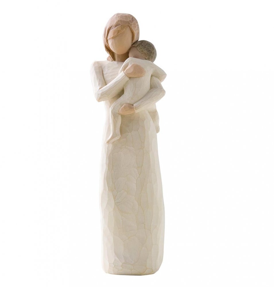 Willow Tree, figurka 'Kocham Cię całym sercem' 26169, biała,
