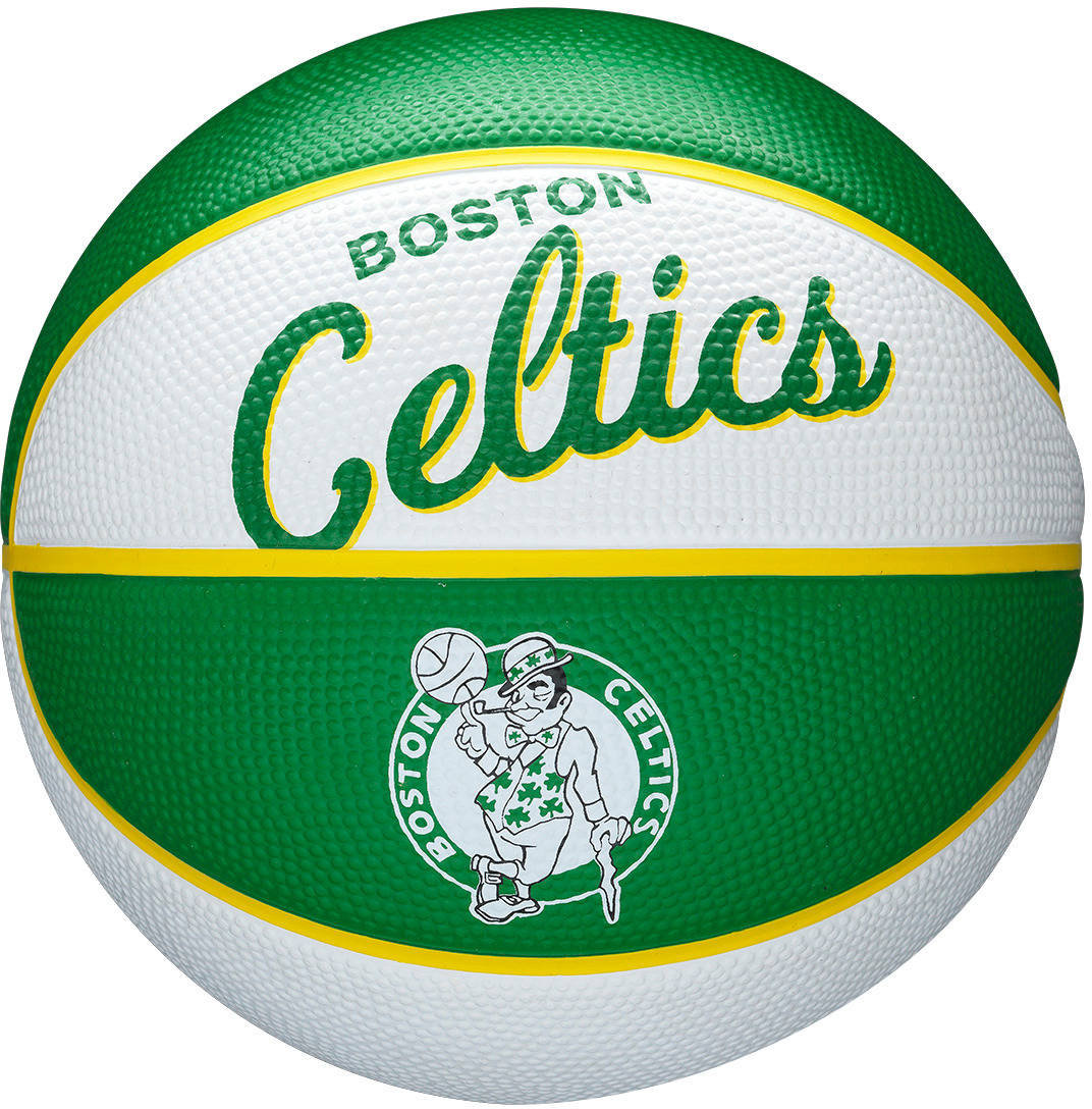 Фото - Баскетбольний м'яч Wilson Boston Celtics Retro Mini Piłka do koszykówki 