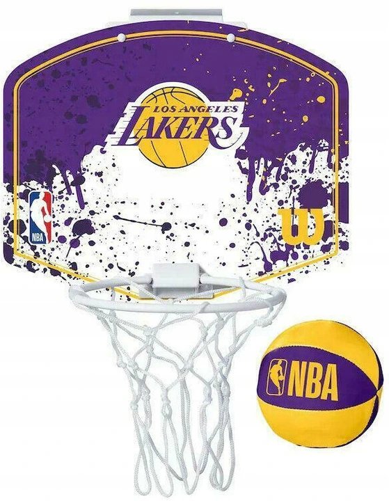 Фото - Баскетбольне кільце Wilson Los Angeles Lakers Mini Tablica do koszykówki 