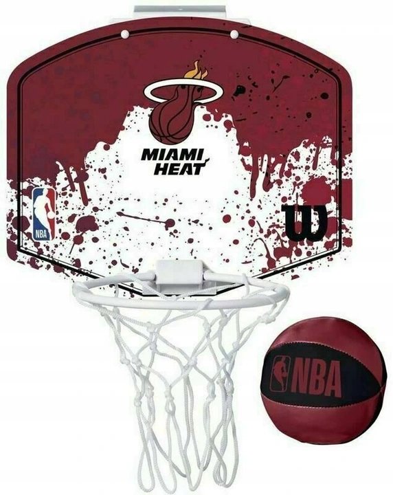 Zdjęcia - Kosz do koszykówki Wilson Miami Heat Mini Tablica do koszykówki 