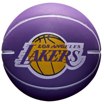 Wilson NBA Dribbler Los Angeles Lakers Mini Ball WTB1100PDQLAL, unisex, piłki do koszykówki, Fioletowe - Wilson