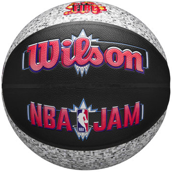 Wilson NBA Jam Indoor-Outdoor Ball WZ2011801XB, unisex, piłki do koszykówki, Czarne - Wilson