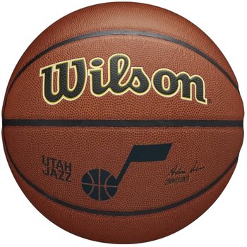 Wilson Nba Team Alliance Utah Jazz Ball Wz4011902Xb, Unisex, Piłki Do Koszykówki, Brązowe - Wilson