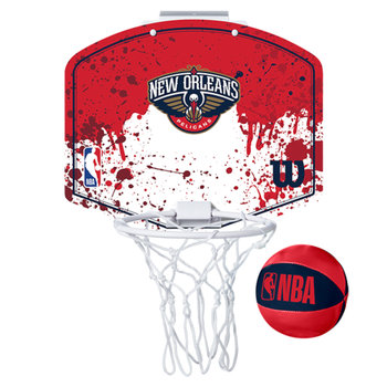 Wilson Nba Team New Orleans Pelicans Mini Hoop Wtba1302Nop, Kobieta/Mężczyzna, Tablica Do Koszykówki, Czerwony - Wilson