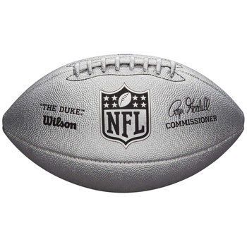 Wilson NFL Duke Metallic Edition Ball WTF1827XB, unisex, piłki do futbolu amerykańskiego, Srebrne - Wilson