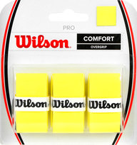 Wilson, Owijka, Pro Comfort Overgrip WRZ4014YE, żółty, 3szt.