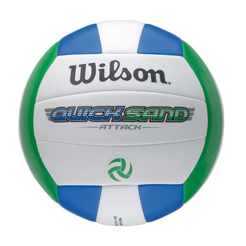 Wilson, Piłka siatkowa, Quicksand, niebiesko-zielona, rozmiar uniwersalny - Wilson