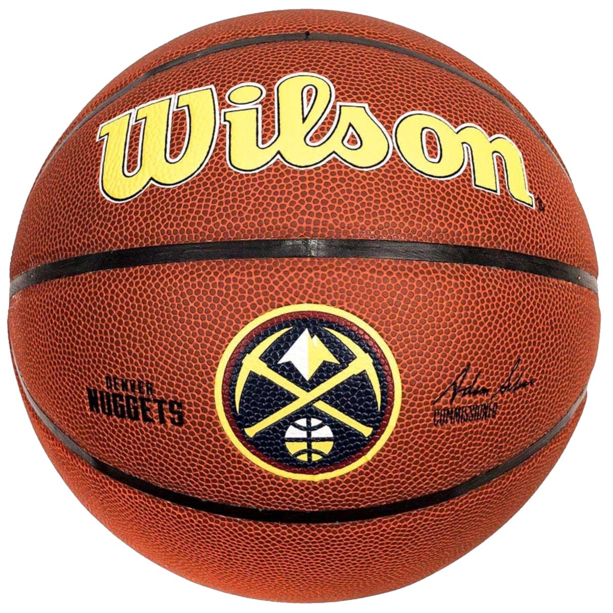 Фото - Баскетбольний м'яч Wilson Team Alliance Denver Nuggets Ball WTB3100XBDEN, unisex, piłki do ko 