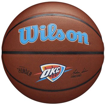 Wilson Team Alliance Oklahoma City Thunder Ball WTB3100XBOKC, unisex, piłki do koszykówki, Brązowe - Wilson