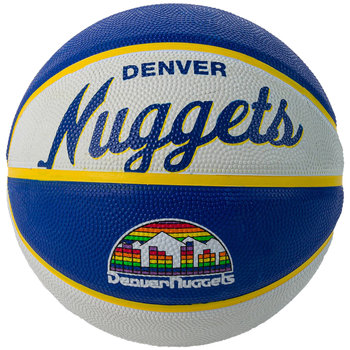 Wilson Team Retro Denver Nuggets Mini Ball WTB3200XBDEN, unisex, piłki do koszykówki, Niebieskie - Wilson