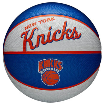 Wilson Team Retro New York Knicks Mini Ball WTB3200XBNYK unisex piłka do koszykówki niebieska - Wilson