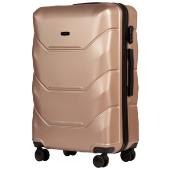 WINGS Duża WALIZKA podróżna XXL pojemna TWARDA na 4 kółkach BAGAŻ z ABS-u - Wings