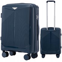 WINGS Mała WALIZKA na 4 kółkach z POLIPROPYLENU zamek TSA BAGAŻ XXL