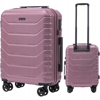 WINGS Mała WALIZKA podręczna na 4 KÓŁKACH kabinówka BAGAŻ twardy POJEMNY - Wings