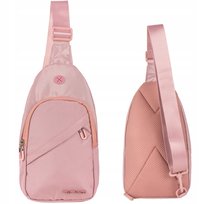 WINGS Mini PLECAK Sling Bag NERKA crossbody MAŁA podróżna RÓŻOWA