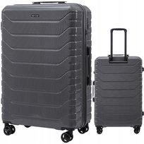 WINGS Niezniszczalna DUŻA walizka BAGAŻ rejestrowany na 4 kółkach XXL