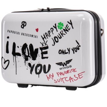 WINGS Paprocki Brzozowski Bagaż PODRĘCZNY na AKCESORIA podróżne KUFEREK - Wings