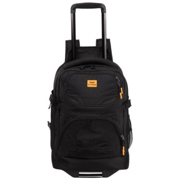 Wings podróżny czarny PLECAK na kółkach pojemny bagaż PODRĘCZNY ryanair - Wings