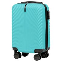 WINGS Walizka KABINOWA mała PODRÓŻNA ABS+ 4 odpinane KÓŁKA bagaż podręczny