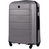 WINGS Walizka REJETSTROWANA duży BAGAŻ podróżny POJEMNY twardy na 4 kółkach