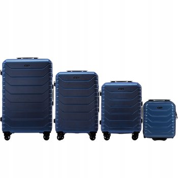 WINGS Walizki PODRÓŻNA zestaw 4 SZTUK bagaży PODRÓŻNYCH twarde POJEMNE - Wings