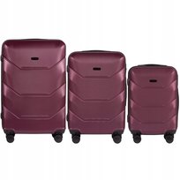 WINGS Walizki PODRÓŻNE do samolotu WIZZAIR ryanair KOMPLET 3 walizek